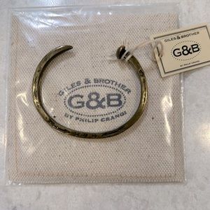 Giles & Brother by PHILIP CRANGI Solid Brass NEW  tag & bag. Designer signature